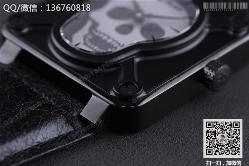 高仿柏莱士手表-AVIATION系列自动机械手表  骷髅头