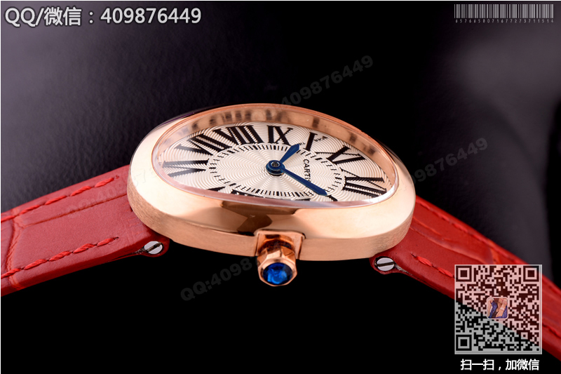 【一比一】Cartier卡地亚浴缸系列W8000002腕表玫瑰金石英女士表