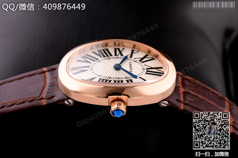 【一比一】Cartier卡地亚浴缸系列W8000002腕表玫瑰金石英女士表