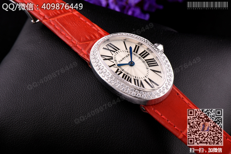 【一比一】Cartier卡地亚浴缸系列WB520009腕表精钢镶钻石英女士表