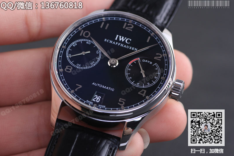 【NOOB完美版】万国葡萄牙系列七日链自动机械手表IW500703