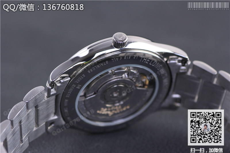 高仿浪琴手表-LONGINES全自动机械超薄男士腕表L2.518.4.78.6