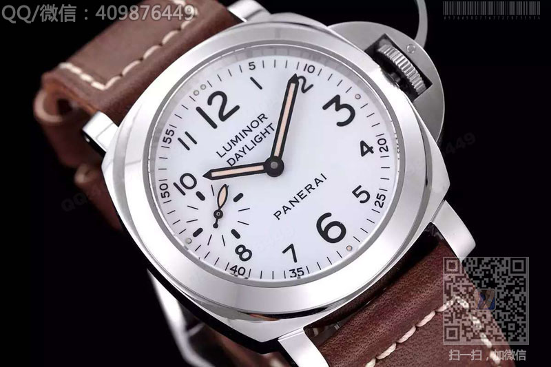【NOOB厂终极版】沛纳海2014年款系列PAM00785精钢白色面腕表