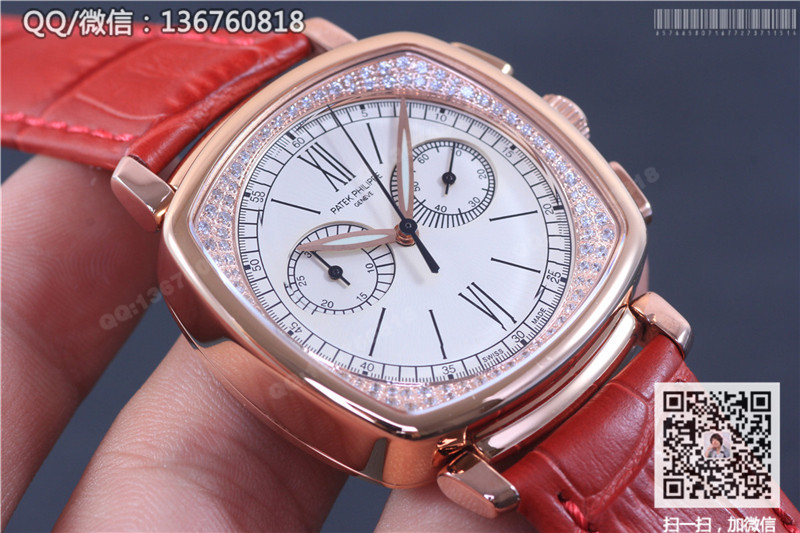 高仿百达翡丽手表-PATEK PHILIPPE 复杂功能计时系列7071R-001玫瑰金腕表