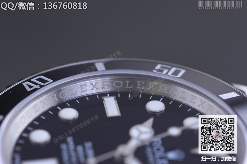 【NOOB厂V6版】劳力士ROLEX潜航者型黑水鬼腕表116610LN