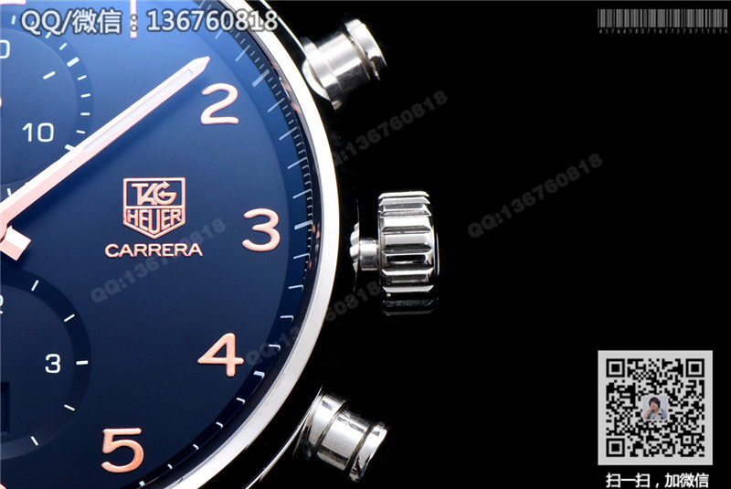 高仿泰格豪雅手表-Calibre 1887卡莱拉系列自动机械计时手表CAR2014.FC6235