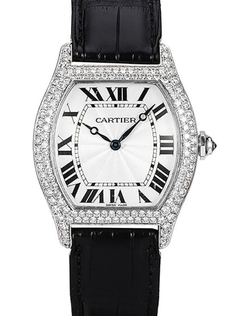 CARTIER卡地亚龟形系列WA503851镶钻石英腕表