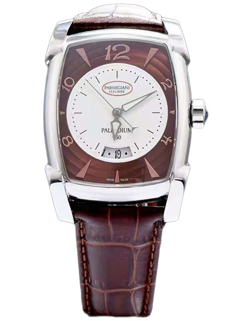 高仿帕玛强尼手表-Parmigiani Fleurier LIMITED EDITIONS系列PF011128.01栗色盘机械腕表