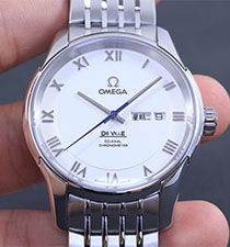 OMEGA欧米茄碟飞系列中文定制星期自动机械腕表