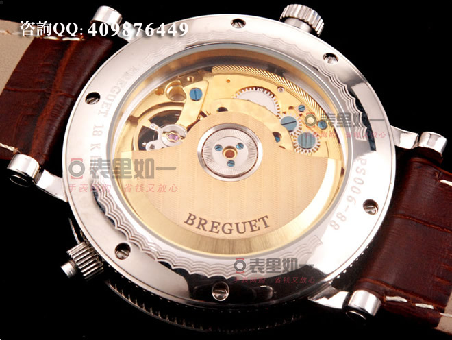 宝玑Berguet经典复杂系列星期日历显示自动机械腕表
