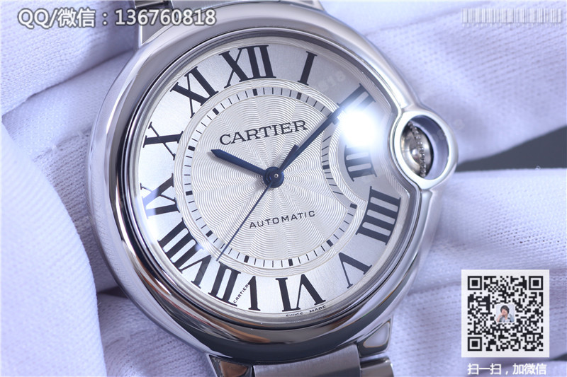 高仿卡地亚手表-Cartier中号蓝气球机械腕表W6920046