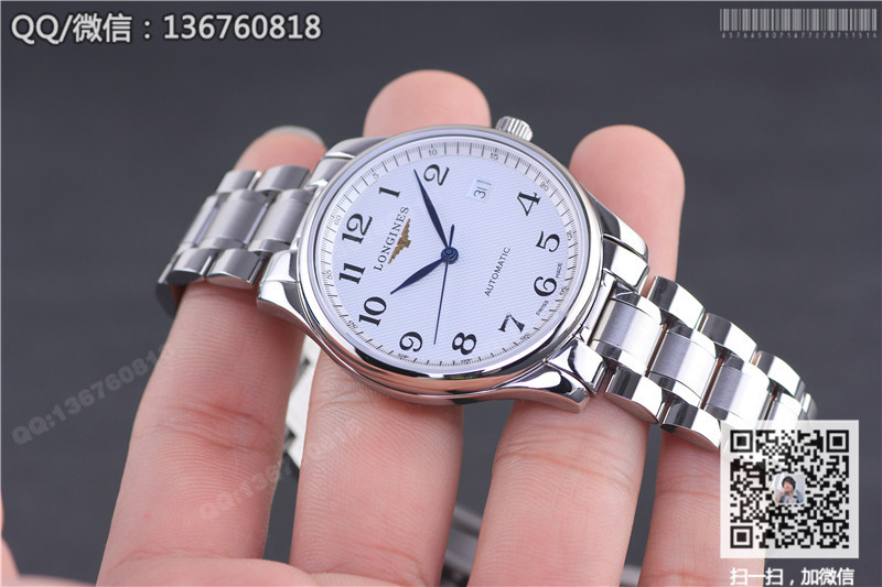 高仿浪琴手表-LONGINES全自动机械超薄男士腕表L2.518.4.78.6