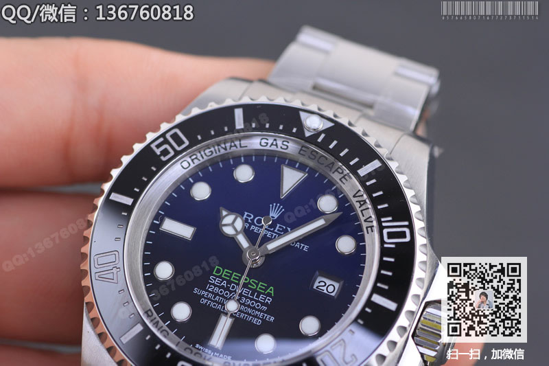 【NOOB厂V7版】Rolex劳力士海使型系列116660-98210 蓝盘腕表 渐变蓝鬼王