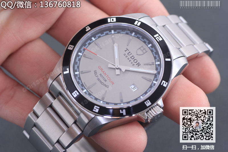高仿帝舵手表-GRANTOUR系列20500N-95730灰盘腕表