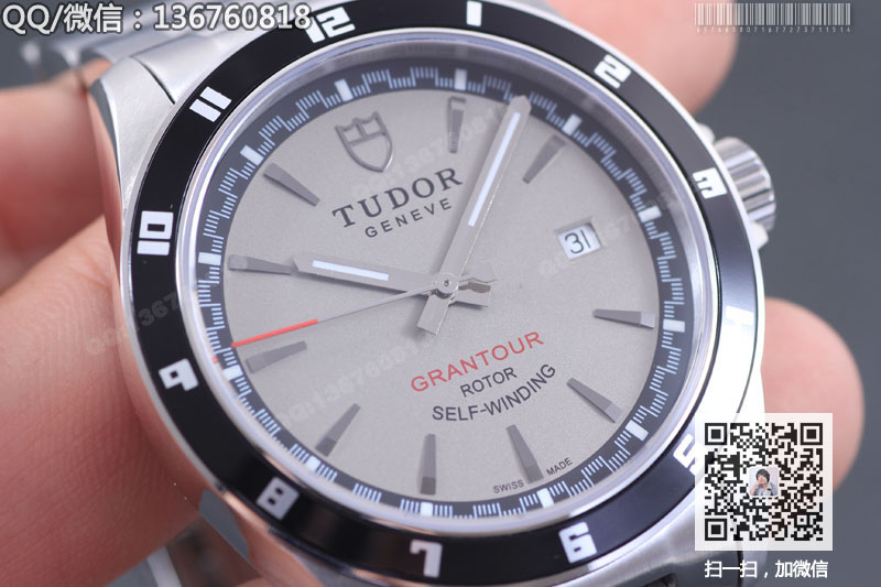 高仿帝舵手表-GRANTOUR系列20500N-95730灰盘腕表