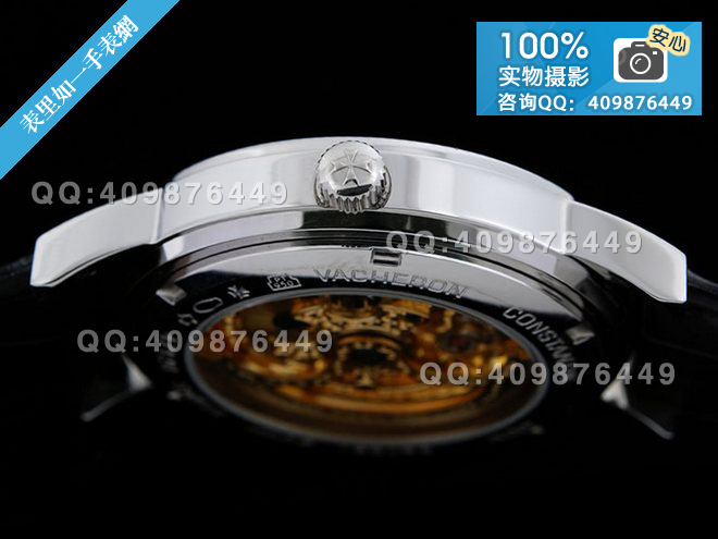 江诗丹顿传承系列全镂空全自动机械腕表