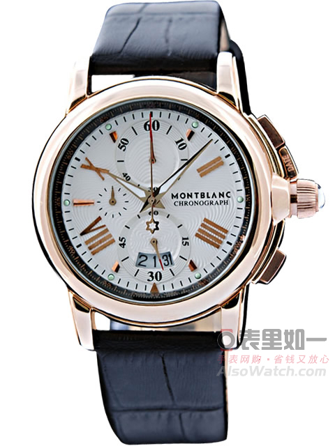 高仿万宝龙手表-Montblanc多功能运动石英计时腕表